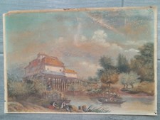 Antique drawing village d'occasion  Expédié en Belgium