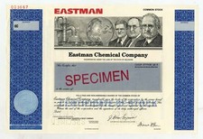 Usado, Eastman Chemical Co 1993 Amostra Certificado de Estoque XF ABN Split da Eastman Kodak comprar usado  Enviando para Brazil