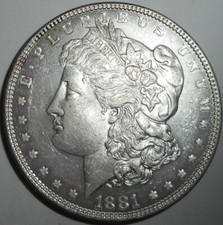 1881 morgan dollar for sale  Albion