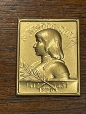 Médaille uniface jeanne d'occasion  Pont-sur-Yonne
