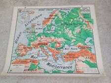 Ancienne carte scolaire d'occasion  Dun-sur-Meuse