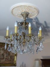 Lustre bronze cristal d'occasion  La Ciotat