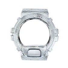 Casio G-Shock DW-6900 relógio com tampa de moldura de aço inoxidável 14 pedras de diamante comprar usado  Enviando para Brazil