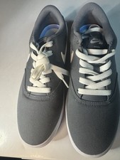Tênis Nike SB Check Solarsoft Feminino de Lona Cinza/Branco Tamanho 9 comprar usado  Enviando para Brazil