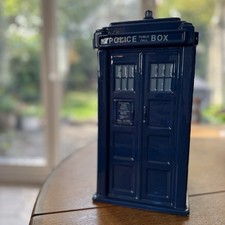Jarro de biscoito original dos anos 1990 Doctor Who Tardis colecionadores EM CAIXA Dr. na caixa  comprar usado  Enviando para Brazil