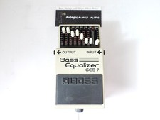Pedal de efeitos Boss GEB-7 equalizador gráfico baixo 7 bandas equalizador frete grátis EUA comprar usado  Enviando para Brazil