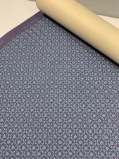Papel de parede vintage azul estampa pequena Schumaker Museum Clarksburg aprox 12' comprar usado  Enviando para Brazil