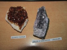 Lot druse amethyste d'occasion  Bonneuil-Matours