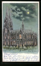 Litografia Cöln, katedra w gwiaździstą noc 1901  na sprzedaż  Wysyłka do Poland