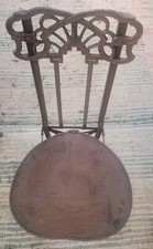 Cadeira de jardim dobrável italiana ferro forjado Art Nouveau  comprar usado  Enviando para Brazil