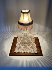 Abajur de mesa antigo vintage art déco boudoir de cabeceira 20s 30s 40s óleo convertido comprar usado  Enviando para Brazil