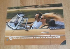 Mgb roadster brochure for sale Mgb roadster brochure for sale  FAREHAM