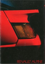 Catalogue brochure alpine d'occasion  Saône