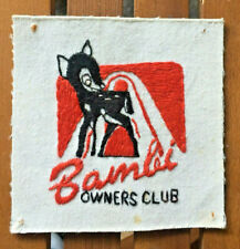 Bambi owners club for sale  STOCKPORT