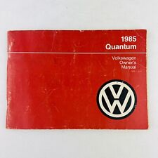 Usado, Volkswagen Quantum 1985 Owner's Manual Original Booklet comprar usado  Enviando para Brazil