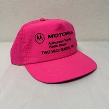 Chapéu Snap Back Vintage Motorola Rádio 2 Vias Rosa comprar usado  Enviando para Brazil