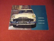 1957 Ford Consul Zephyr Zodiac Folheto de Vendas Catálogo Antigo Original comprar usado  Enviando para Brazil