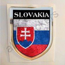 Usado, Slovacchia Adesivi Scudetto 3D Bandiera Sporco Resinato Adesivo Vinile Resinati comprar usado  Enviando para Brazil