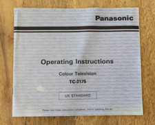 Manual do usuário original Panasonic TC-2175 – Guia de operação para televisão CRT de 21” comprar usado  Enviando para Brazil