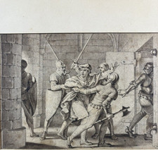 Encre scène médiévale d'occasion  Vannes