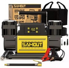 Compresor de Aire Digital SAMOUT 12V, Inflador Portátil Todoterreno 12.3 CFM 150psi segunda mano  Embacar hacia Mexico