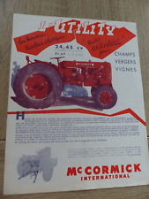 Catalogue brochure prospectus d'occasion  Le Creusot