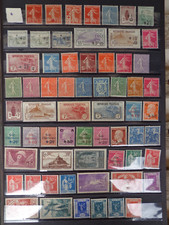 Lot timbres collection d'occasion  Bletterans