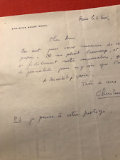 Lettre manuscrite autographe d'occasion  Bondy