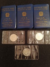 mondiali calcio monete 1986 usato  Catania