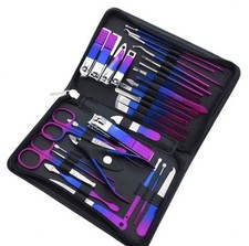 Usado, Conjunto de ferramentas de manicure e pedicure - Inclui kit de cortador de cutículas e unhas 30 peças comprar usado  Enviando para Brazil