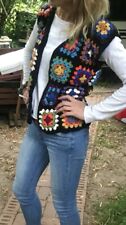 Häkelweste strickweste patchw gebraucht kaufen  Bamberg