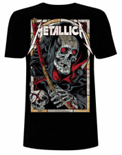 Camiseta oficial Metallica Death Reaper preta clássica banda de rock metal nova comprar usado  Enviando para Brazil
