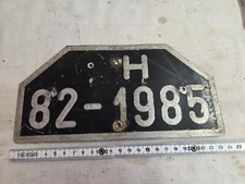 Nummernschild einem ldtimer gebraucht kaufen  Oberlungwitz