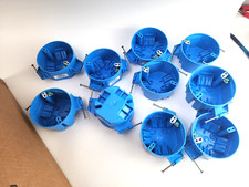 10 peças Carlon 4" caixa de teto redonda prego 2-1/4" profundo não metálico B520P comprar usado  Enviando para Brazil