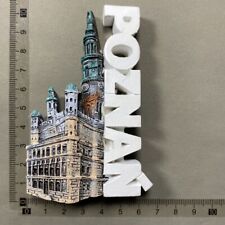 Poznań Poland Tourist Travel Pamiątka 3D Żywica Lodówka Lodówka Magnes Prezent, używany na sprzedaż  Wysyłka do Poland