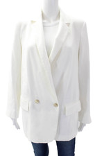 Jaqueta Blazer Zara Basic Collection Feminina Peito Duplo Branca Tamanho Pequeno comprar usado  Enviando para Brazil