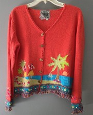 Usado, Cardigan Curio Vintage de Jennifer Reed com Tema de Praia Seashell Tamanho XL comprar usado Usado, Cardigan Curio Vintage de Jennifer Reed com Tema de Praia Seashell Tamanho XL comprar usado  Enviando para Brazil
