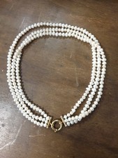 Collana perle oro usato  Oleggio
