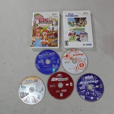 Lote de jogos para Nintendo Wii festa boliche corrida pacote infantil lote de 7 jogos diversão ativa comprar usado  Enviando para Brazil