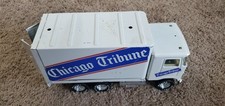 Usado, Vintage • 1949 Caminhão de Cabine Inclinada Branca Chicago Tribune Metal Fundido 1988 Ny Li comprar usado  Enviando para Brazil
