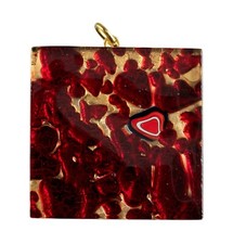 Grand pendentif verre d'occasion Grand pendentif verre d'occasion  Ardres