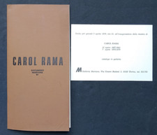 Carol rama documenti usato  Torino