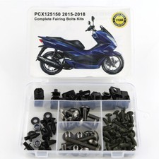 Kit de parafusos de carenagem de aço adequado para Honda PCX125 PCX150 2015-2018 comprar usado  Enviando para Brazil