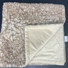 Cobertor de bebê marrom Beansprout pele branca desgrenhada veludo bronzeado segurança Lovey 29 x 30 comprar usado  Enviando para Brazil