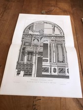 Antique architect engraving d'occasion  Expédié en Belgium