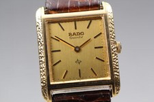 [Exc+5] Vintage RADO DIASTAR Mostrador Dourado 23mm Quadrado Relógio de Quartzo Feminino , usado comprar usado  Enviando para Brazil