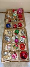 Vintage glass christmas for sale  LIVERSEDGE