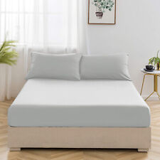 Buy1 Consigue 1 Ajuste Libre Cama Hoja Suave Microfibra Wrinkle-Resistant 25CM, usado comprar usado  Enviando para Brazil
