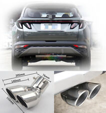 Usado, Para 2022+ Hyundai Tucson NX4 estilo fileira dupla silenciador de escape traseiro ponta tubo final comprar usado  Enviando para Brazil