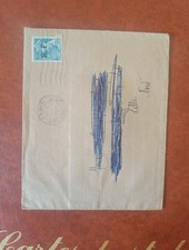 Timbre jolie lettre d'occasion  Expédié en France